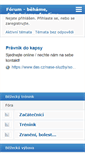 Mobile Screenshot of forum.behame.cz