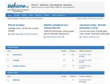 Tablet Screenshot of forum.behame.cz